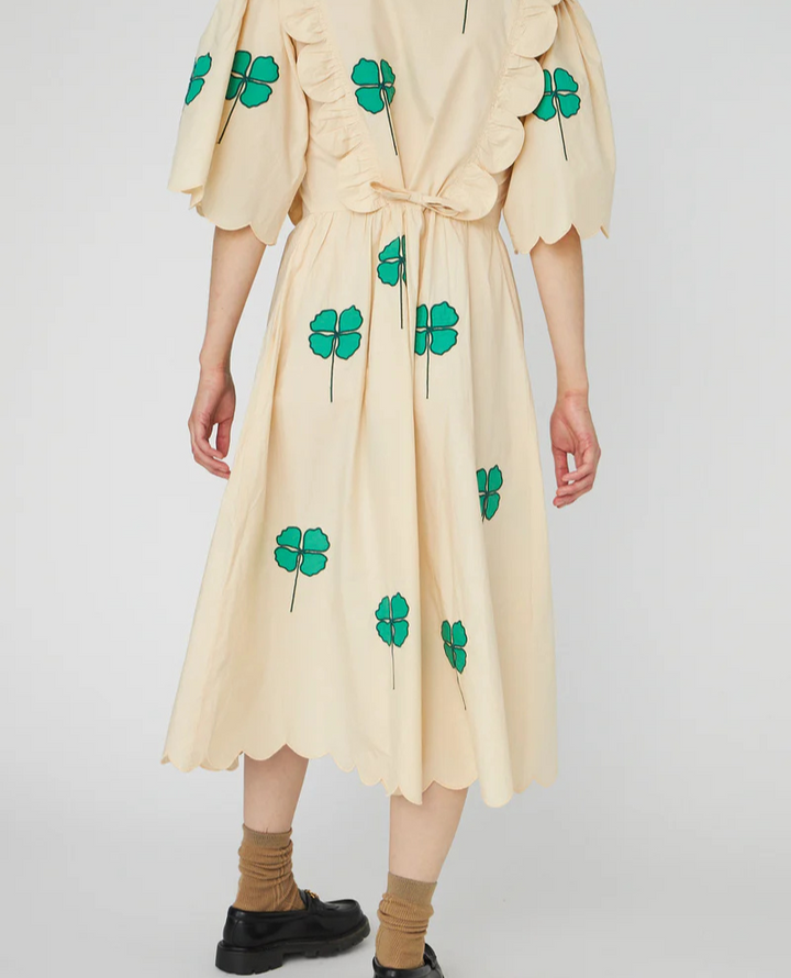 Stella Nova Embroidered Scallop Dress