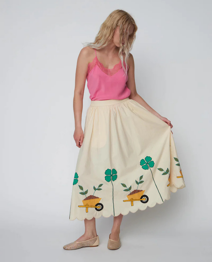 Stella Nova Embroidered Scallop Skirt