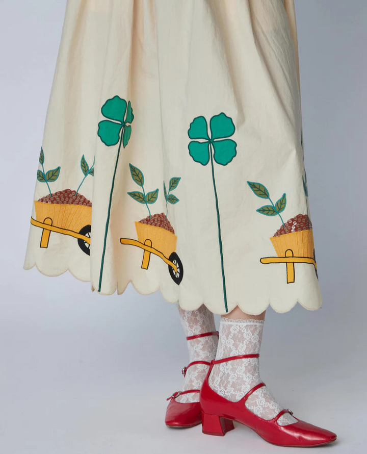 Stella Nova Embroidered Scallop Skirt
