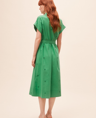 Suncoo Coco Green Dress