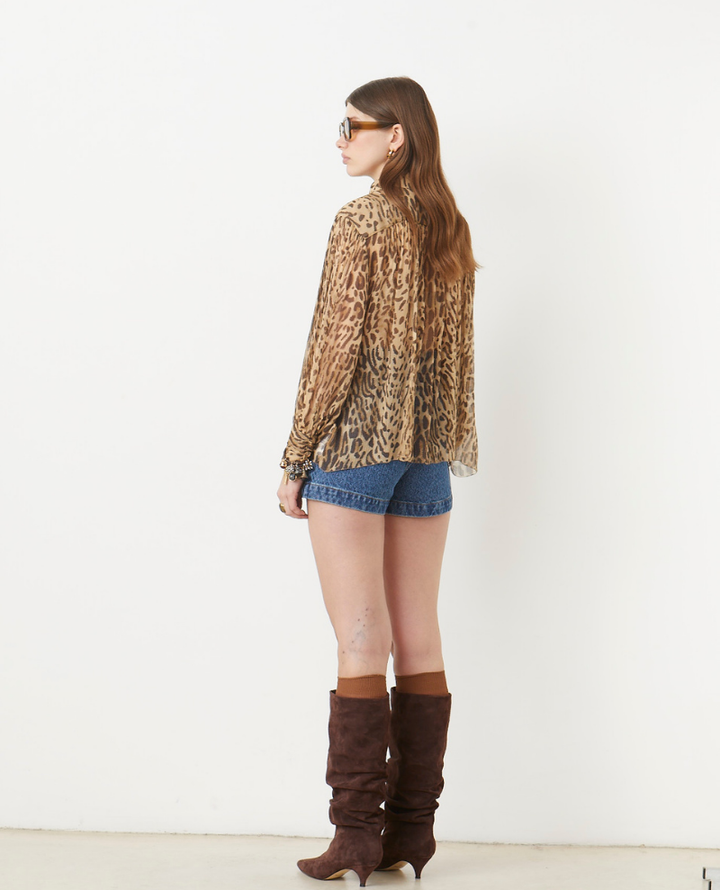 Suncoo Lux Leopard Blouse