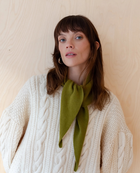 TBco. Triangle Olive Green Scarf
