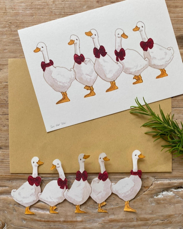 Tall Hat Tales Geese In A Row