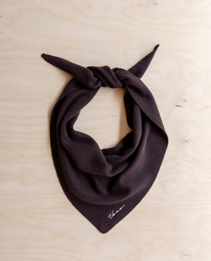TBCo. Triangle Chocolate Brown Scarf