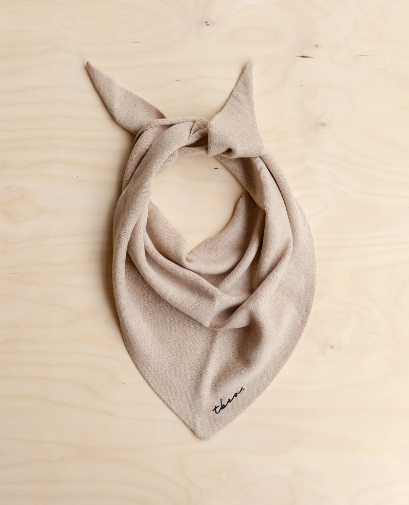 TBco. Triangle Sourdough Beige Scarf