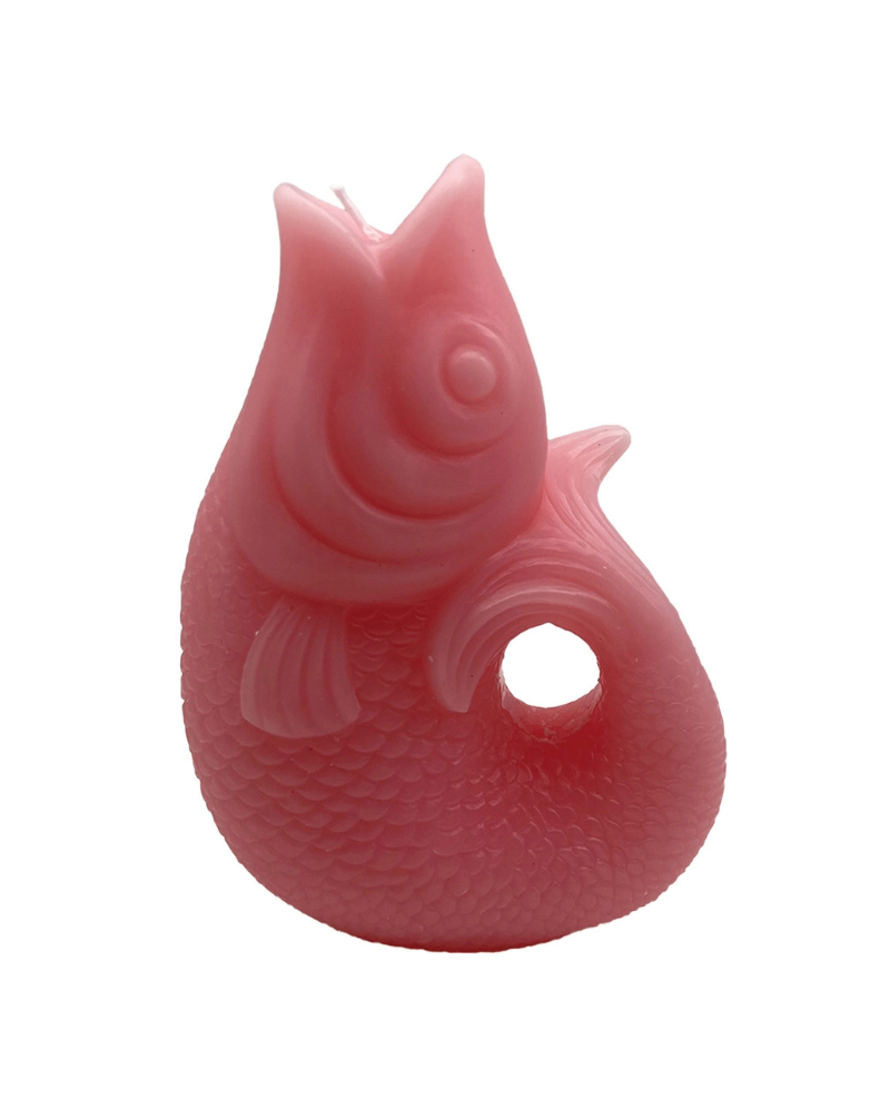 Opjet Paris Large Pink Fish Candle