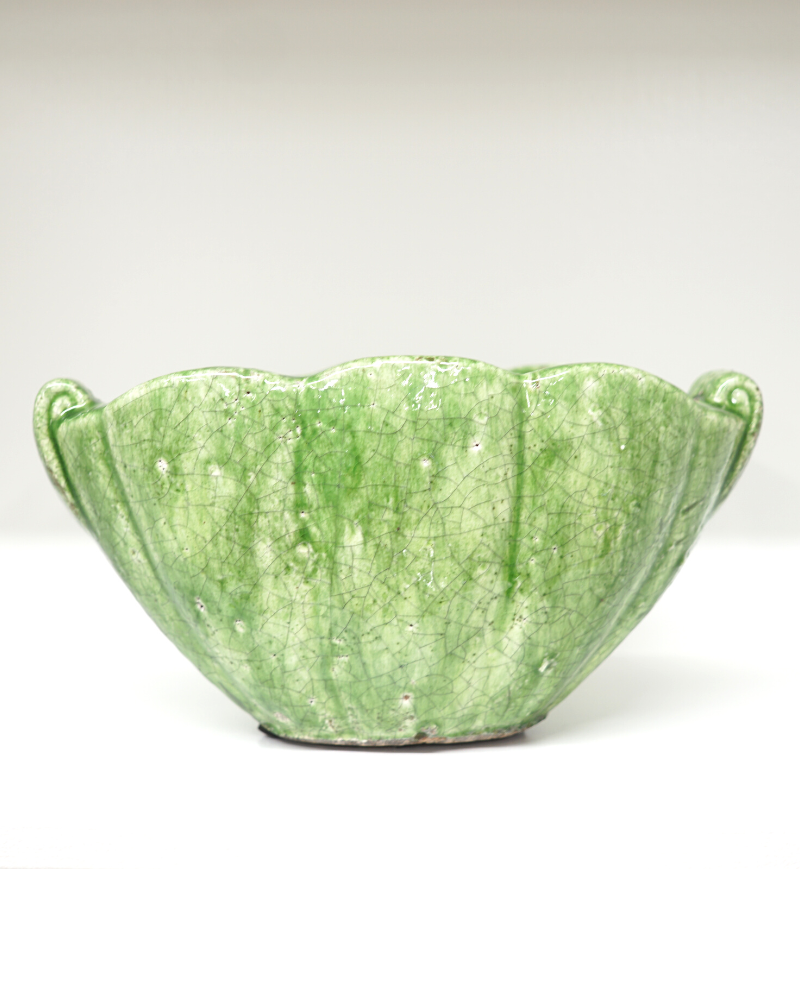 Casa Verde Shell Planter Verde