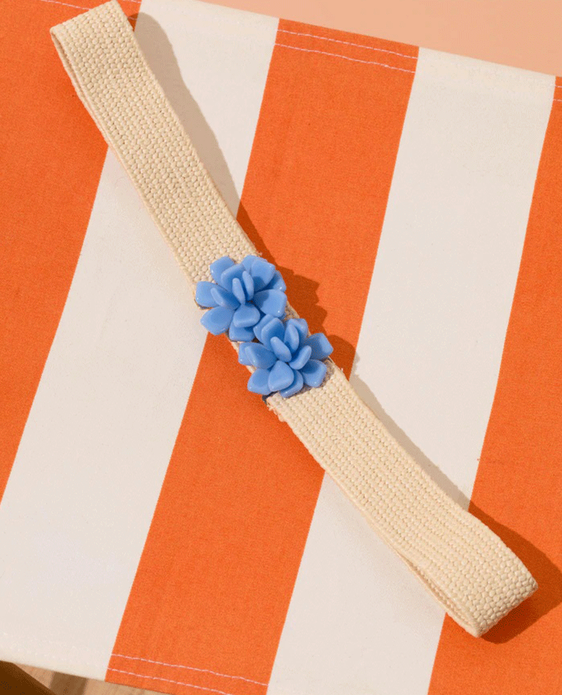 Des Petits Hauts Pizzo Raffia Belt