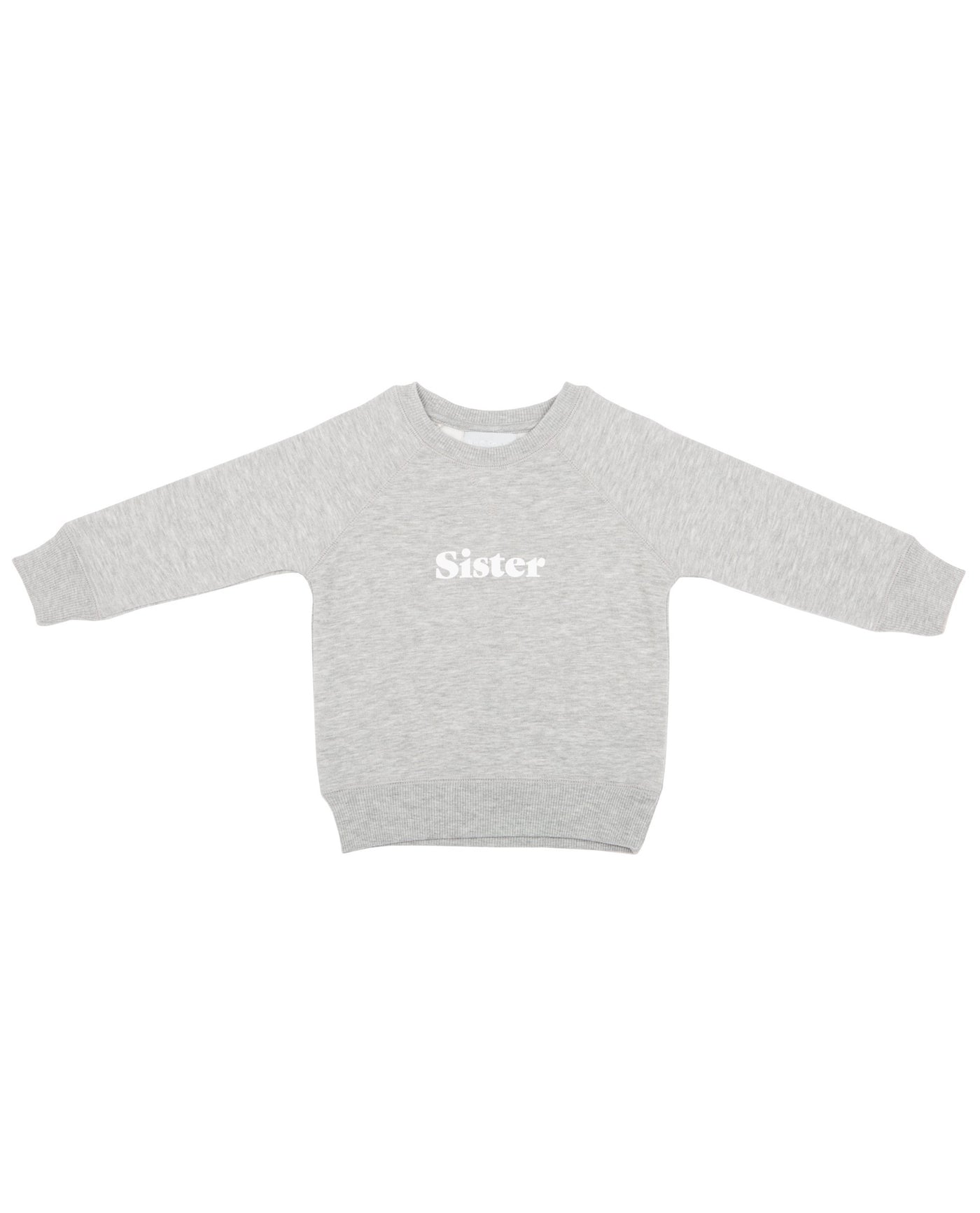 Bob and Blossom Marl Grey Sister Sweatshirt
