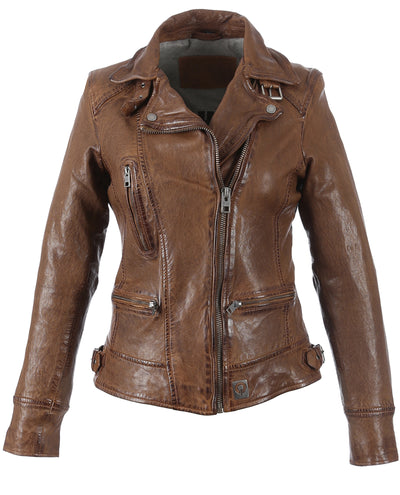 Oakwood Video Tan Leather Jacket