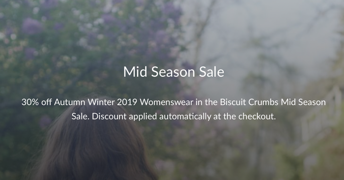 Mid Season Sale