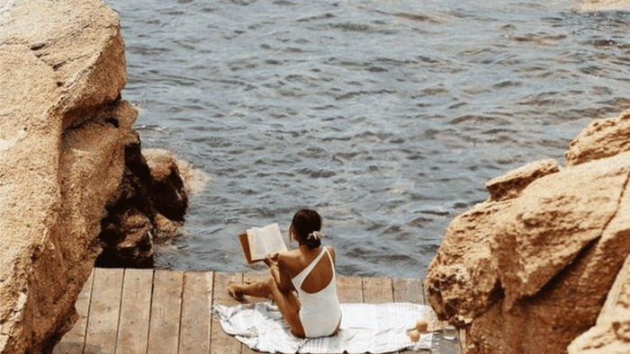 image showing summer sea scenes reading