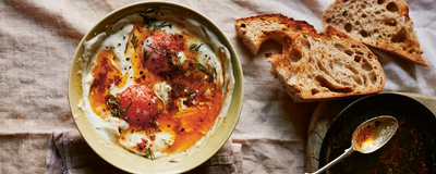 Simple Suppers : Turkish Eggs with Sourdough