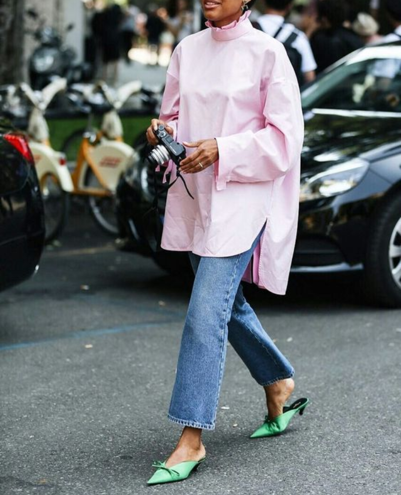 Pink and Green