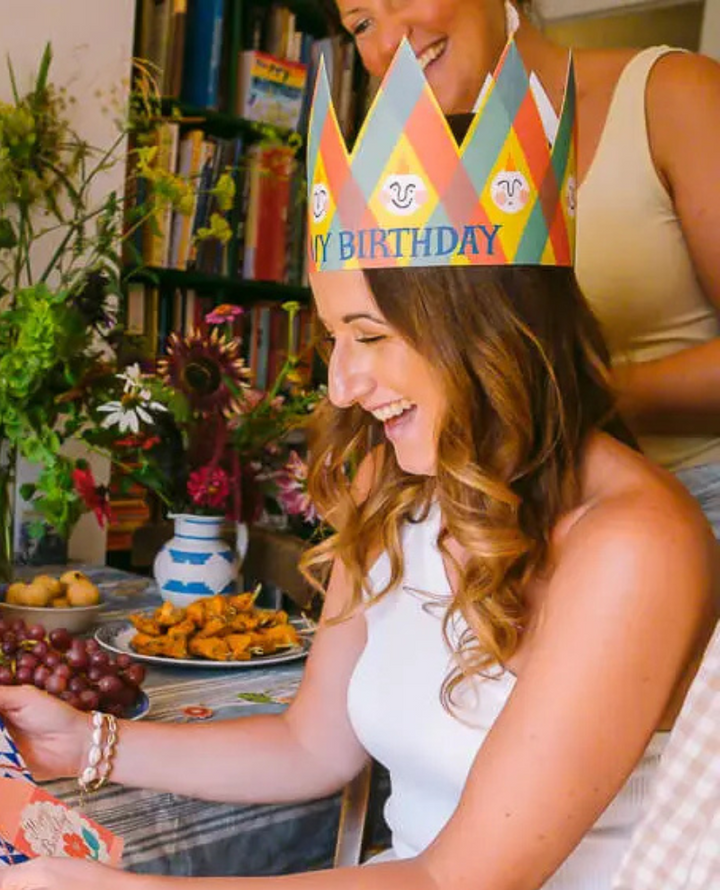 Hadley My Birthday Party Hat Card
