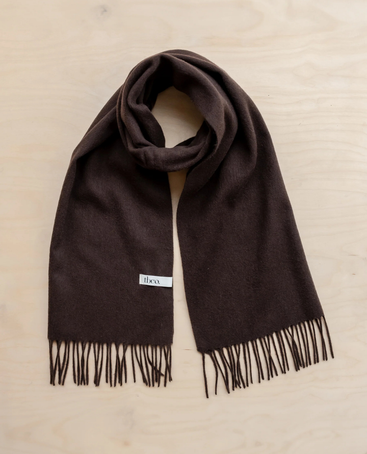 TBCo Oversized Lambswool Chocolate Scarf Popup