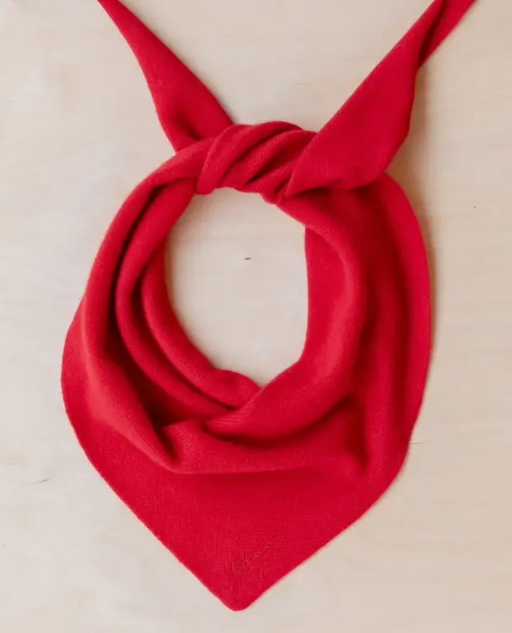 TBCo Merino Red Triangle Scarf