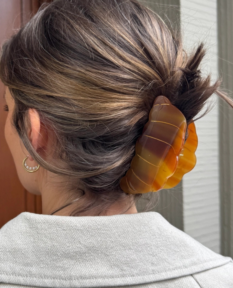 By Vivi Croissant Pastry Hair Clip