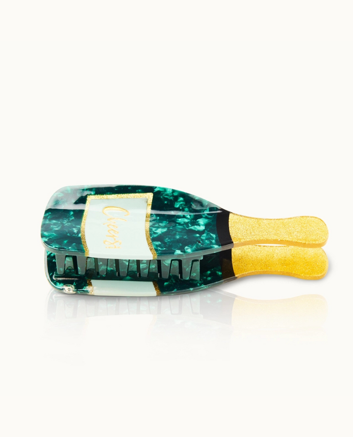 By Vivi Champagne Bottle Hair Clip