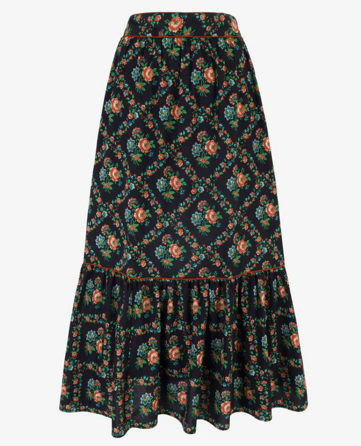 Pink City Prints Mabel Vintage Trellis Skirt