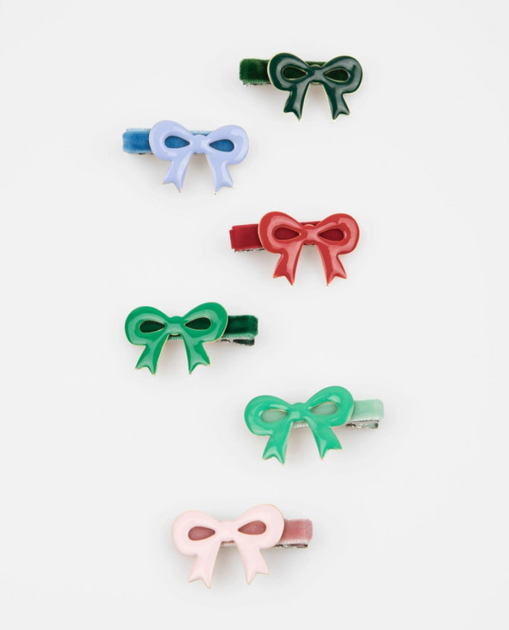 Meri Meri Enamel Bow Clips