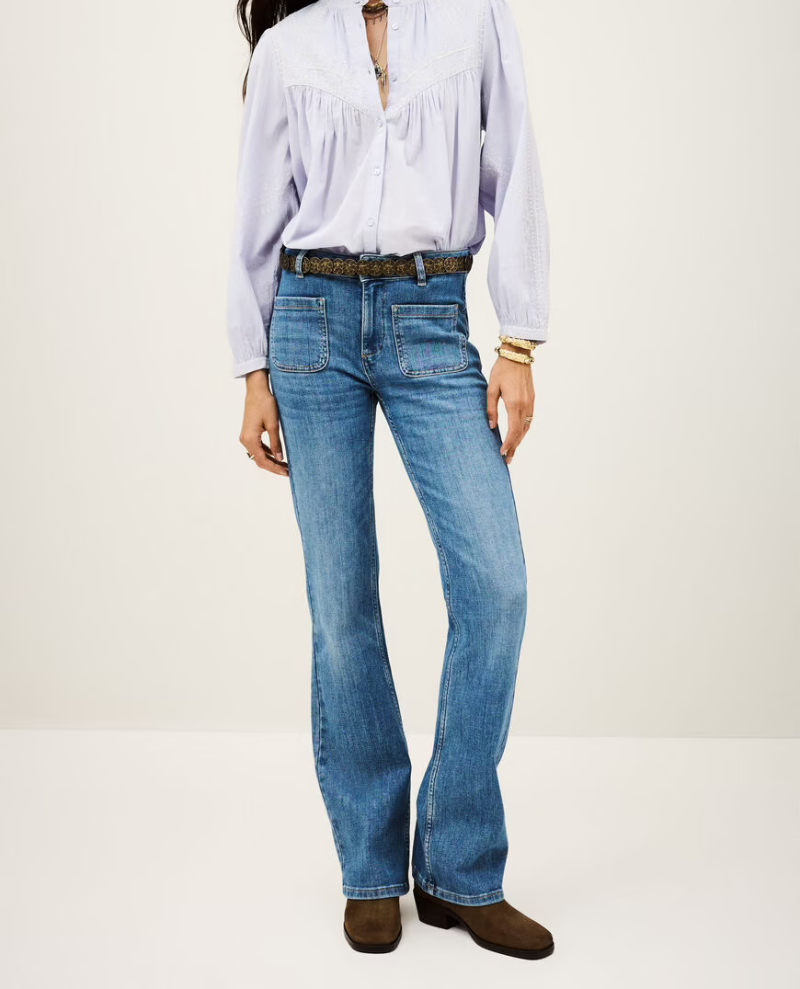 Ba&sh Ross Blue Flare Jeans