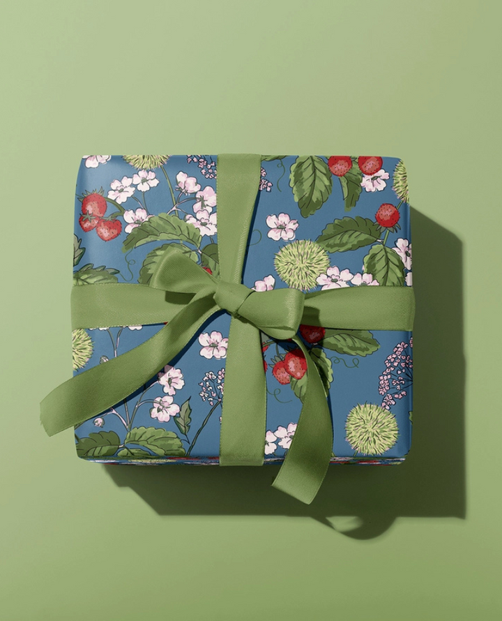 Oh So Daisy Strawberry Pink Gift Wrap