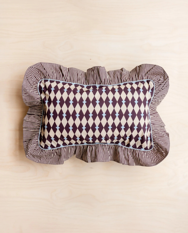 TBCo Camel Harlequin Cushion Cover Popup