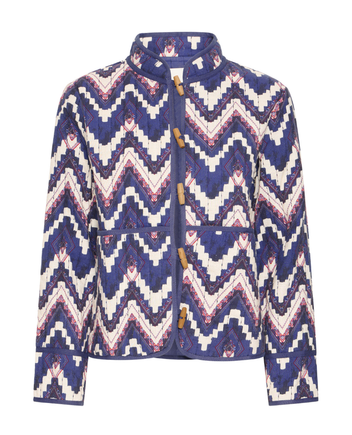 Ichi Fravoni Graphic Blue Jacket