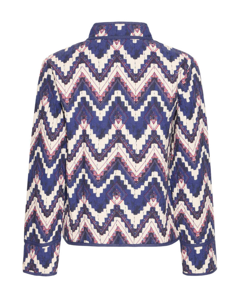 Ichi Fravoni Graphic Blue Jacket