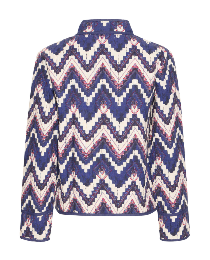 Ichi Fravoni Graphic Blue Jacket