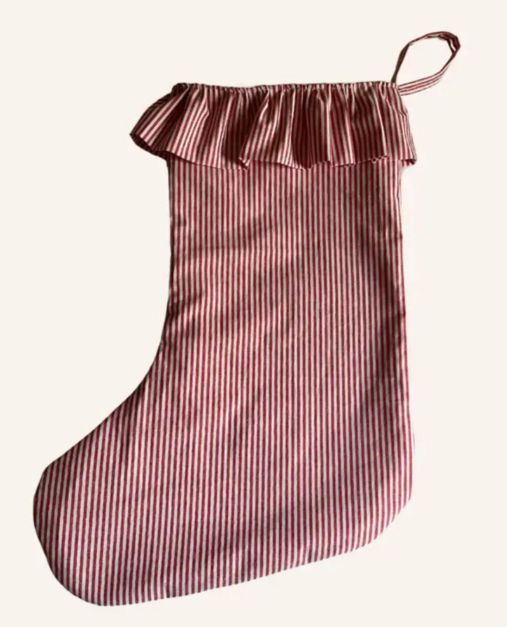 Walker Home Red Stripe Stocking