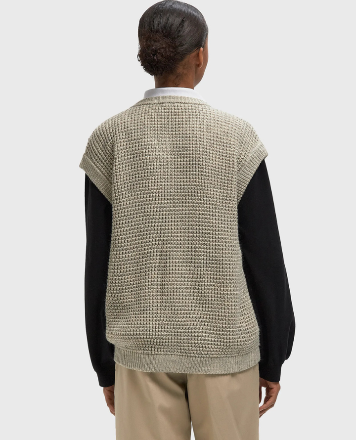 American Vintage Crashway Fog Sleeveless Cardigan