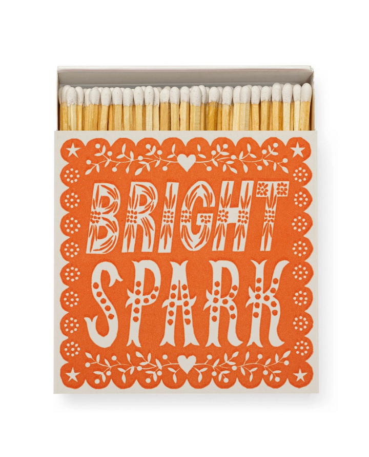 Archivist Bright Spark Orange Square Matches