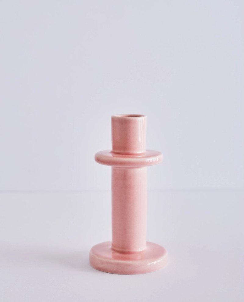 Heather Evelyn Pink Standing Candle Holder