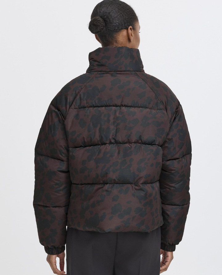 Ichi Frigg Brown Leopard Jacket