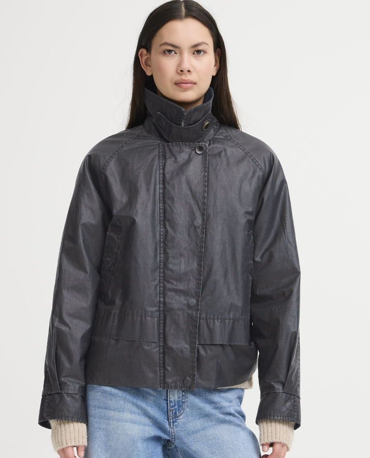 Ichi Ganilo Dark Navy Wax Short Jacket
