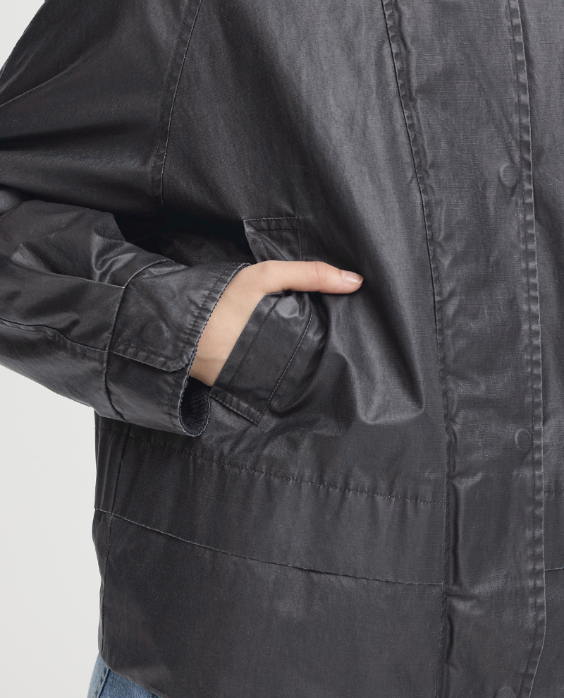 Ichi Ganilo Dark Navy Wax Short Jacket