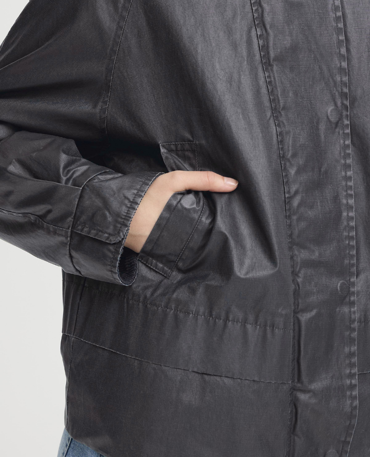 Ichi Ganilo Dark Navy Wax Short Jacket