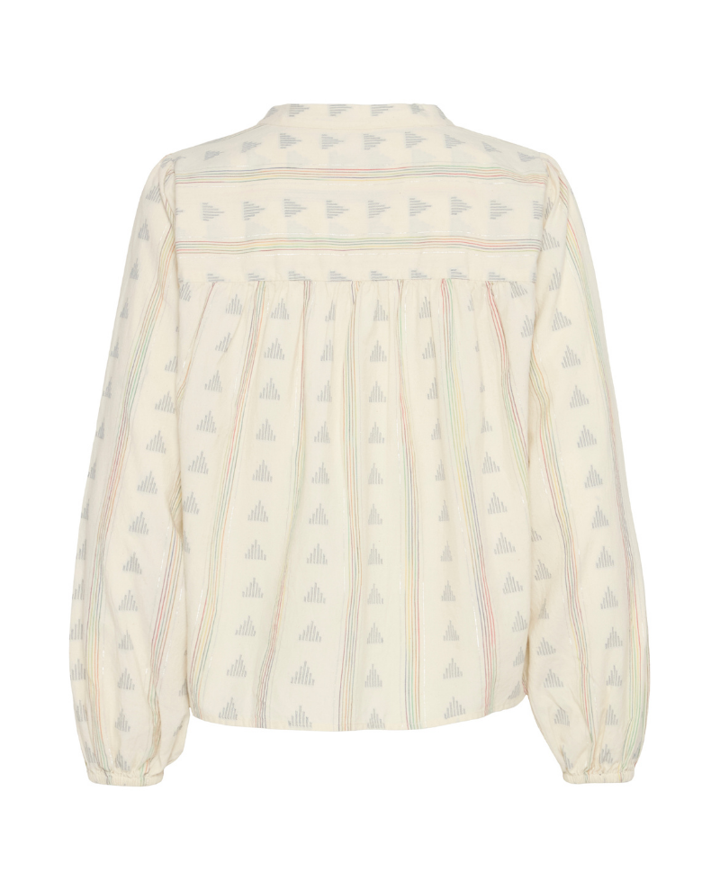 Ichi Gimore Ecru Neon Shirt