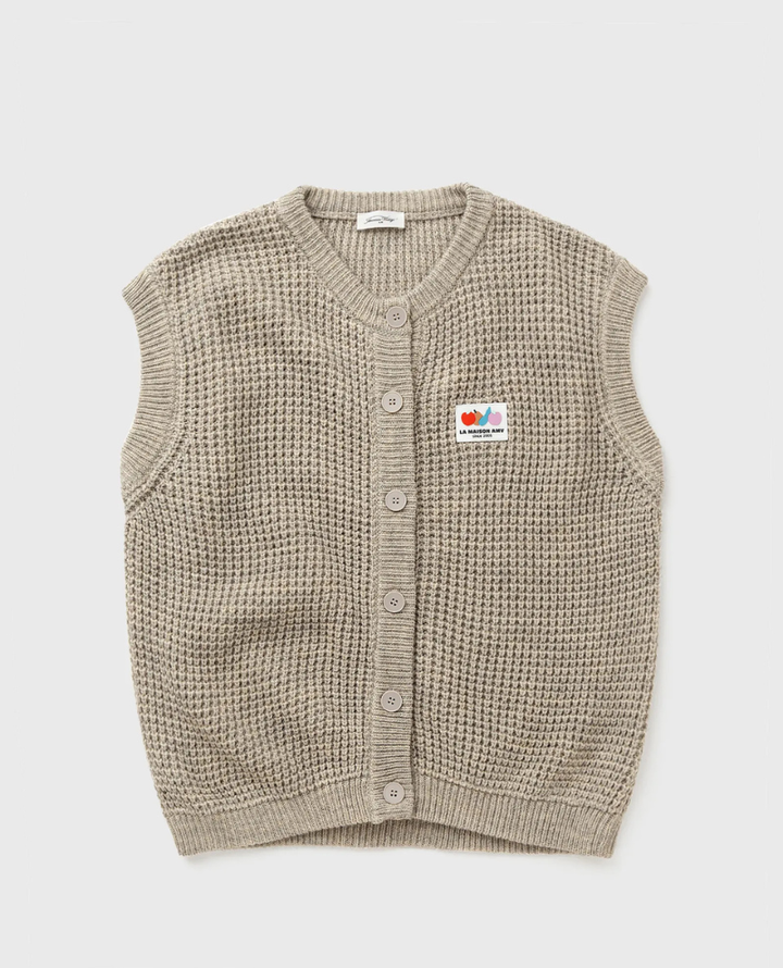 American Vintage Crashway Fog Sleeveless Cardigan