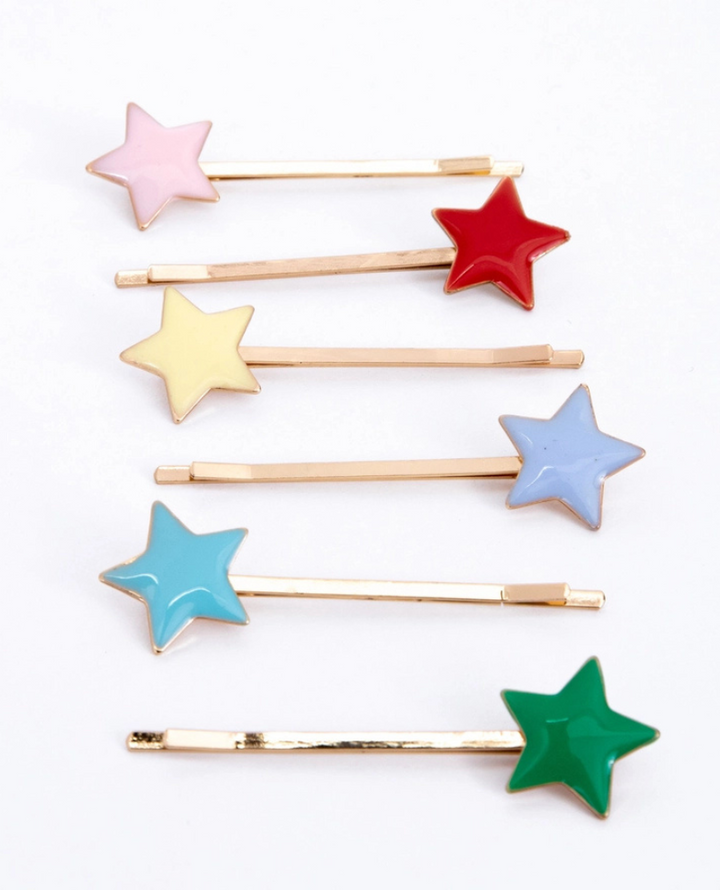 Meri Meri Enamel Star Hair Slides