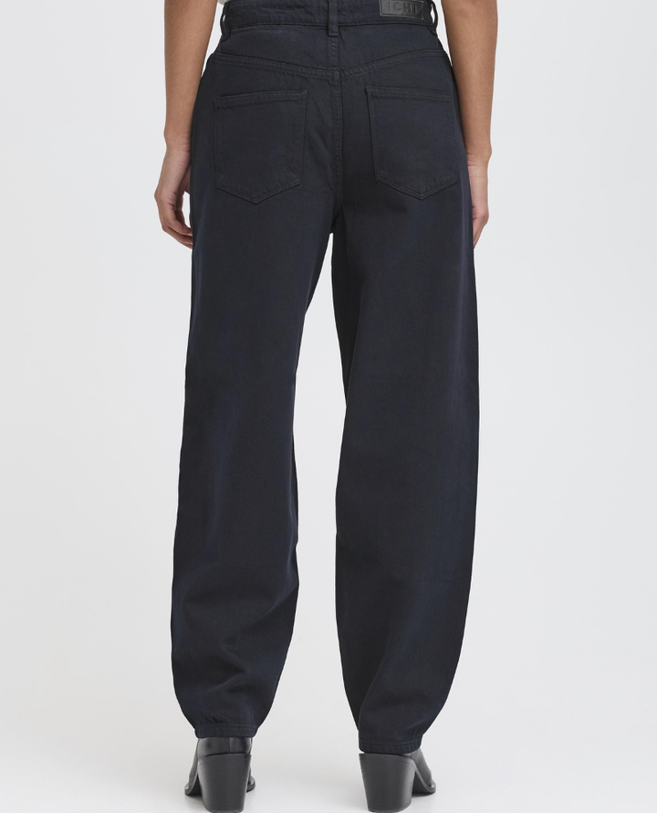 Ichi Hezano Dark Navy Barrel Jeans