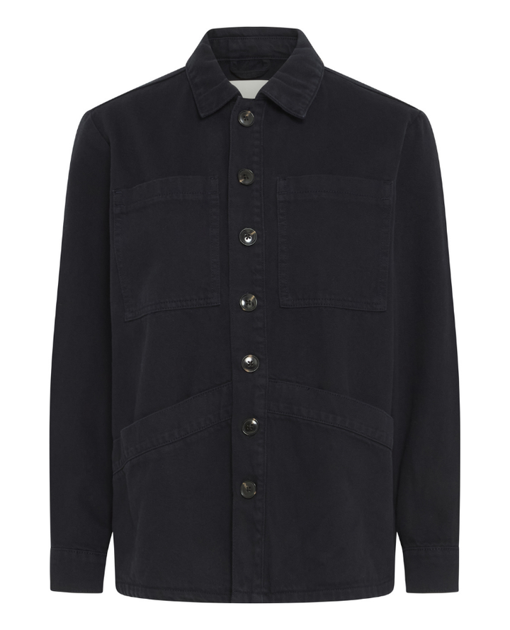 Ichi Hezano Dark Navy Denim Shacket