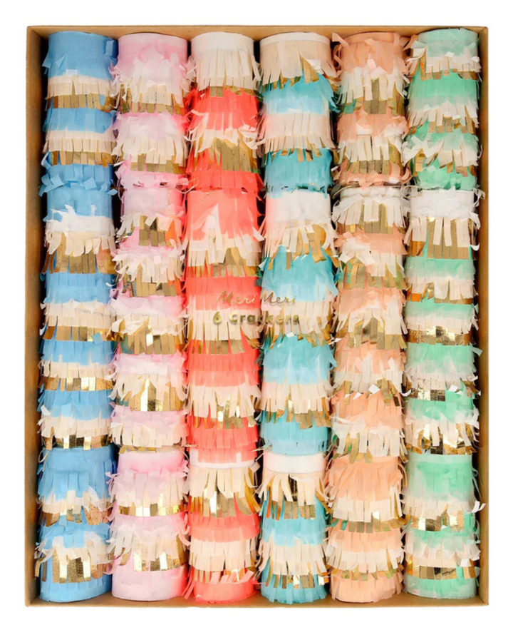Meri Meri Pastel Fringe Crackers