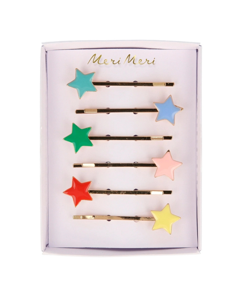 Meri Meri Enamel Star Hair Slides