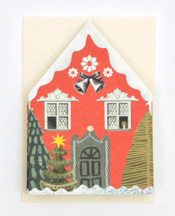 Hadley Christmas Houses Concertina Card