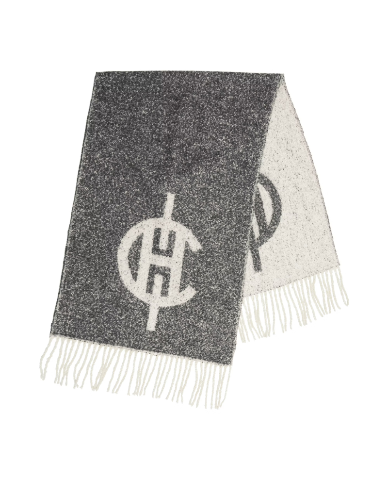 Ichi Legina Black and Cream Scarf