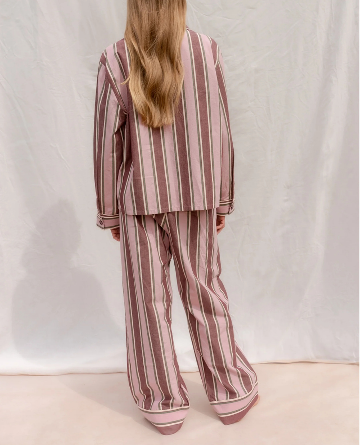 TBCo. Pink Stripe Cotton Pyjamas Pop Up