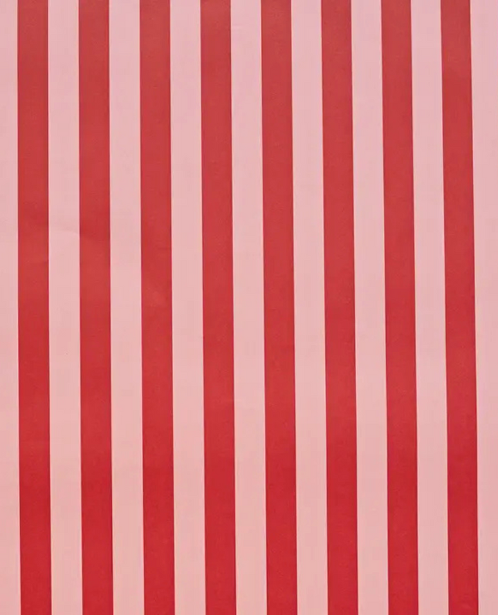 Heather & Evelyn Red & Pink Stripe Wrap